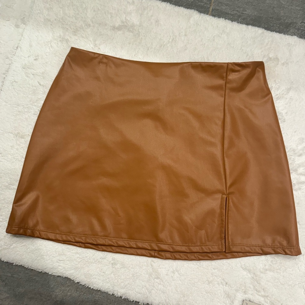 Altar’s State Leather Skirt NWOT